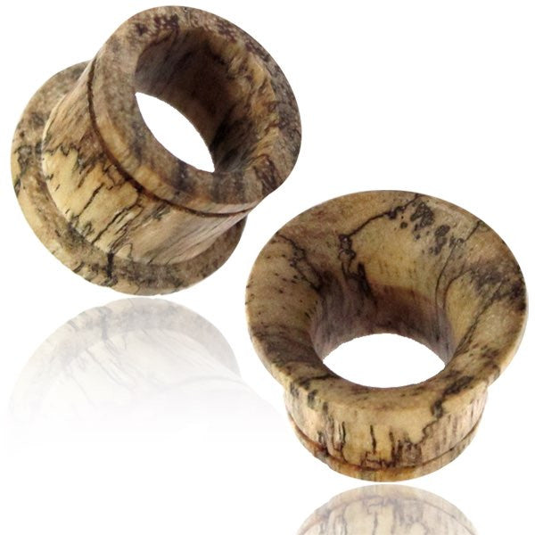 Pair of Concave Organic Plugs, Tamarind Wood Plugs, Single Flare Gauges, Wood Ear Tunnels, Wood Tunnels, Organic Body Jewelry.