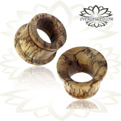Pair of Concave Organic Plugs, Tamarind Wood Plugs, Single Flare Gauges, Wood Ear Tunnels, Wood Tunnels, Organic Body Jewelry.