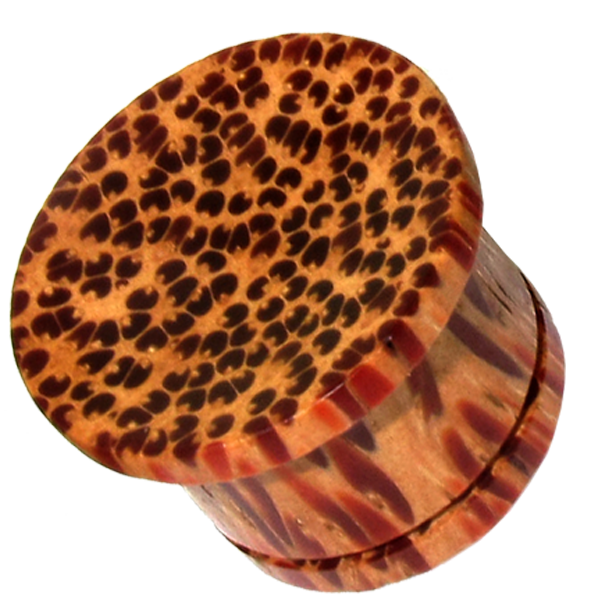 Pair of Concave Organic Wood Plugs, Coconut Wood Plugs, Single Flare Gauges, Wood Ear Plugs, Wood Body Jewelry.