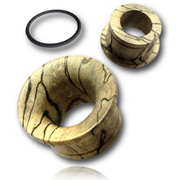 Pair of Concave Organic Plugs, Tamarind Wood Plugs, Single Flare Gauges, Wood Ear Tunnels, Wood Tunnels, Organic Body Jewelry.