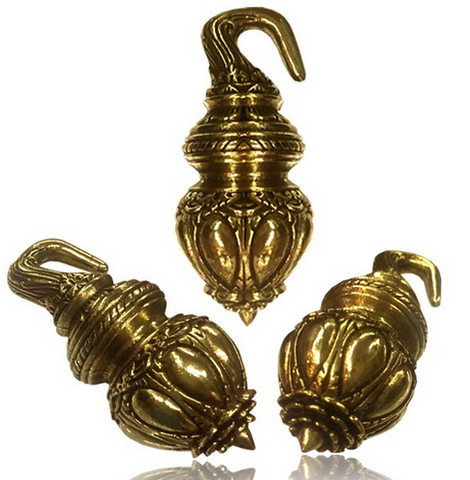 Anchor Brass Ear Weights in 4g (5.5mm) Brass Earrings, Brass Body Jewelry.