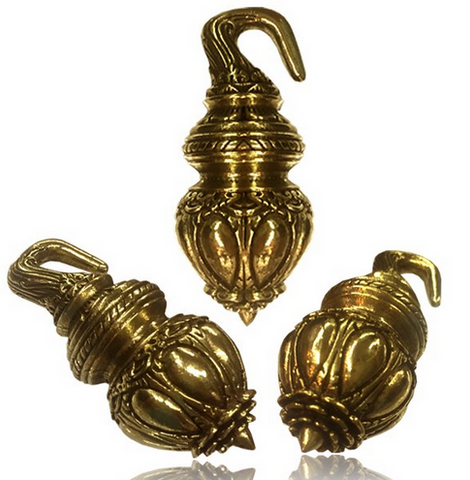 Antiqued 2g (6mm) White Brass Borneo Tribal Ear Weights, White Brass Earrings, Tribal Brass Earrings, Brass Body Jewelry.