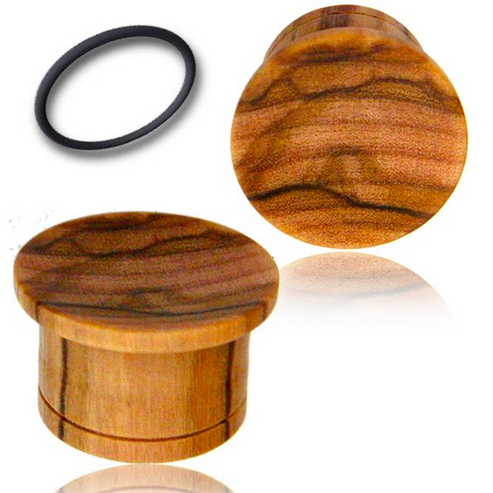 Pair of Olive Wood Plugs, Single Flare Plugs, Wood Ear Plug, Concave Saddle Gauges, Tribal Wood Plugs, Wood Body Jewelry.
