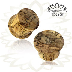 Pair of Concave Organic Plugs, Tamarind Wood Gauges, Single Flare Wood Plugs, Tribal Wood Plugs, Wood Body Jewelry