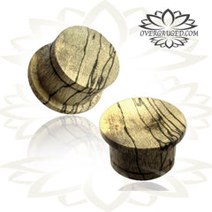 Pair of Concave Organic Plugs, Tamarind Wood Gauges, Single Flare Wood Plugs, Tribal Wood Plugs, Wood Body Jewelry