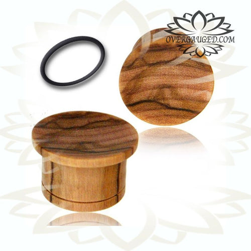 Pair of Olive Wood Plugs, Single Flare Plugs, Wood Ear Plug, Concave Saddle Gauges, Tribal Wood Plugs, Wood Body Jewelry.