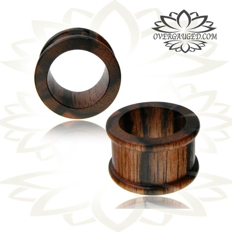Wood tunnel deals plugs