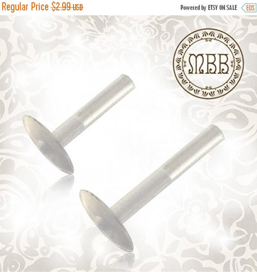 Single Replacement Bio PlastiK Labret (Tragus) Bar 16g (1.2mm) 6mm or 8mm Length.